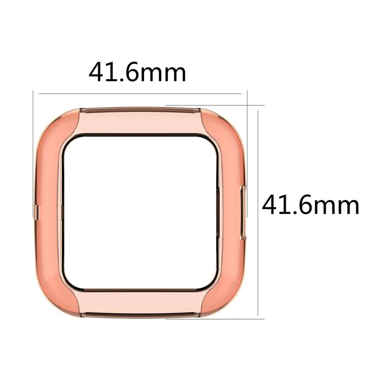 Flexible Soft TPU Watch Protection Cover for Fitbit Versa 2 - Orange