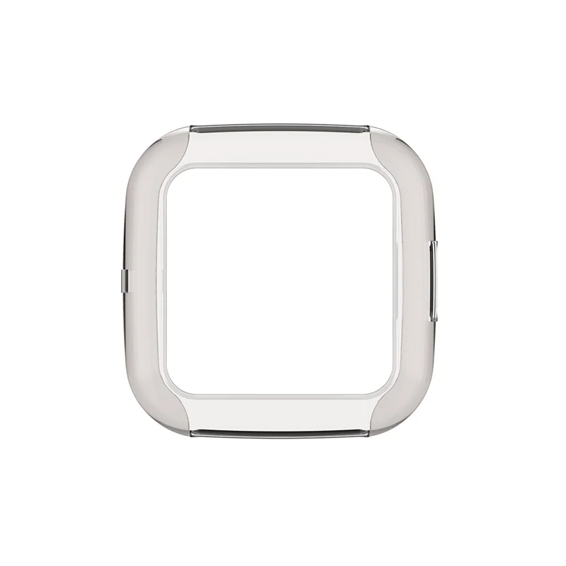Fleksibel blød TPU-beskyttelsesdæksel til Fitbit Versa 2 – Grå