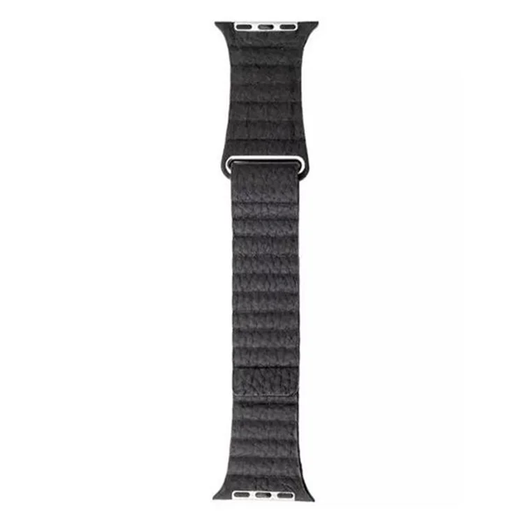 22mm Magnetic Buckle Leather Watch Bands for Samsung Galaxy Gear S3 Classic/Frontier / Huawei Watch GT / Motorola Moto 360 2nd Gen / Ticwatch - Black