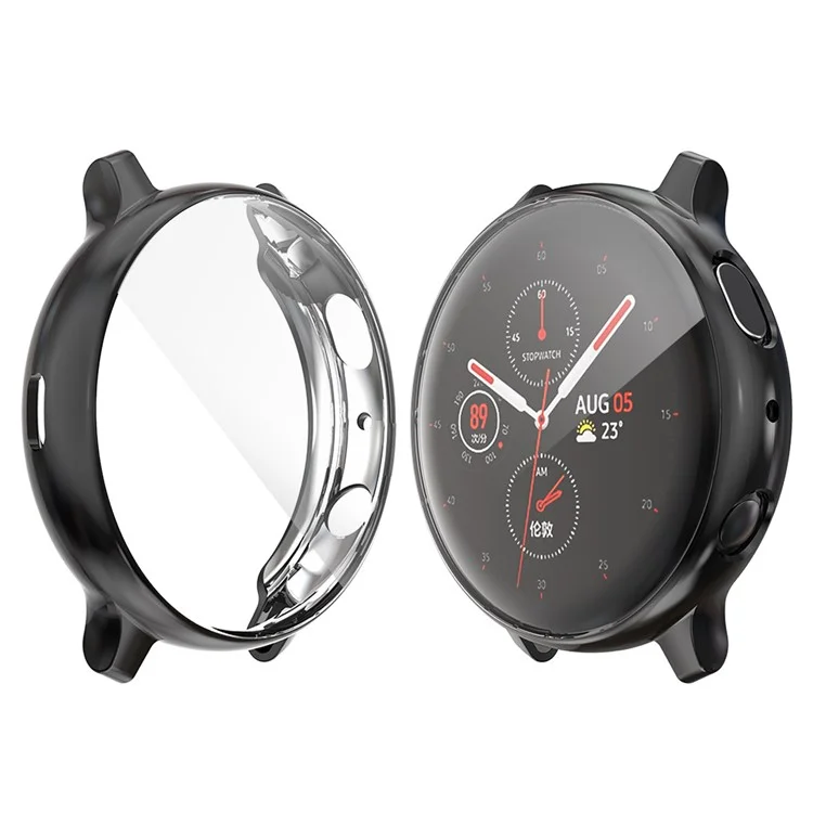 Allround Protective Electroplating TPU Watch Hülle Für Samsung Galaxy Watch Active2 40 mm SM-825F/825U/835F - Schwarz