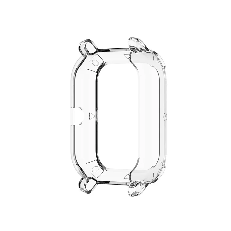 Capa protetora transparente e macia de TPU para o relógio Huami Amazfit GTS - Branco Transparente