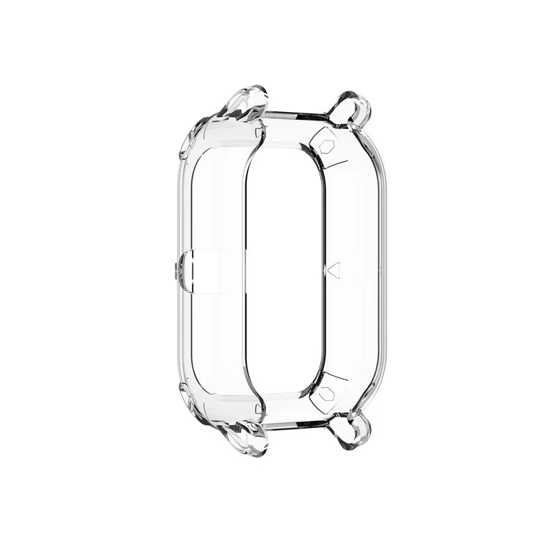 Capa protetora transparente e macia de TPU para o relógio Huami Amazfit GTS - Branco Transparente