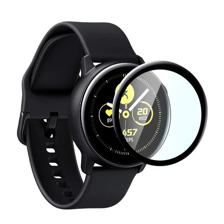 Film De Protecteur De Protection En Verre Trempé De La Couverture 3D Pour Samsung Galaxy Watch Active2 40mm