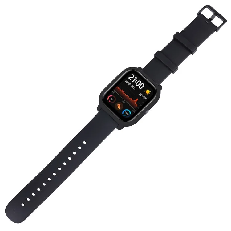 Silikon-Smartwatch-Schutzhülle für Huami Amazfit GTS - Schwarz