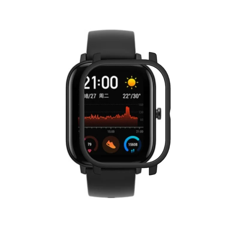 Schutzhülle aus robustem PC-Material für die Amazfit GTS Smartwatch - Schwarz