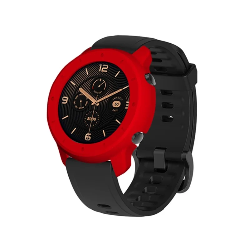 PC Frame Stoßfänger Hülle Für Huami Amazfit GTR 47mm - Rot