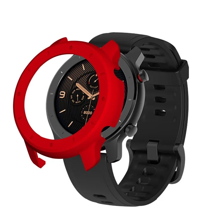 PC Frame Stoßfänger Hülle Für Huami Amazfit GTR 47mm - Rot