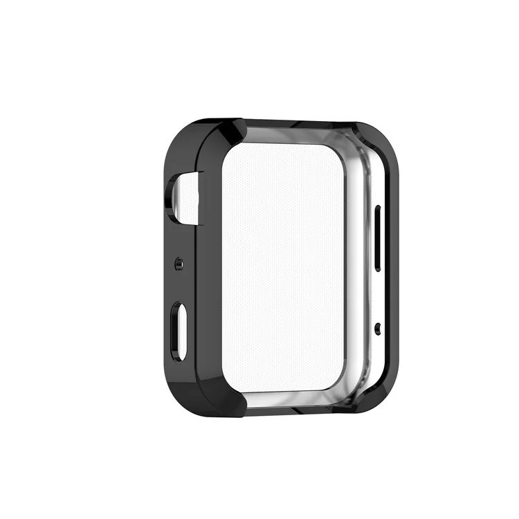 All-round Protective Electroplating TPU Watch Case for Xiaomi Mi Watch - Black