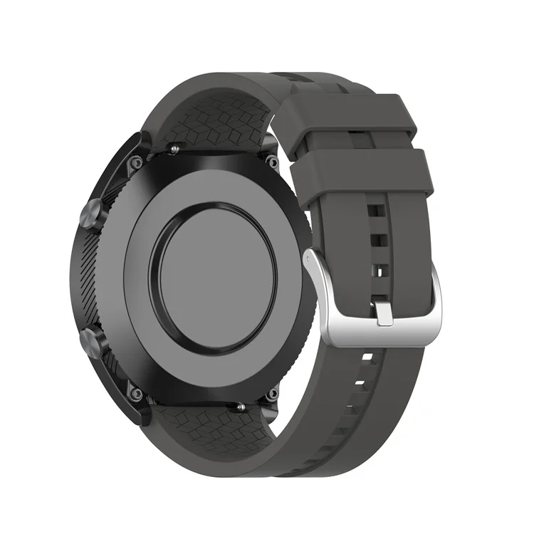 21.5mm Silicone Watch Strap Replacement for Huawei Watch GT 42mm - Brown