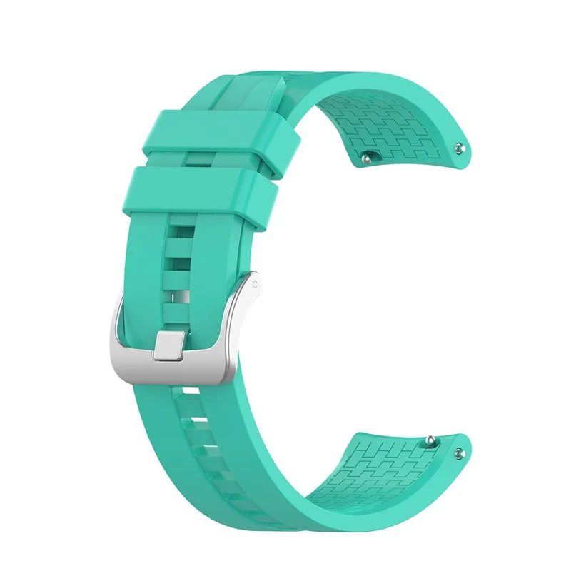 For Huawei Watch GT 46mm Sports Silicone Watch Band Wrist Strap Replacement 22mm - Cyan