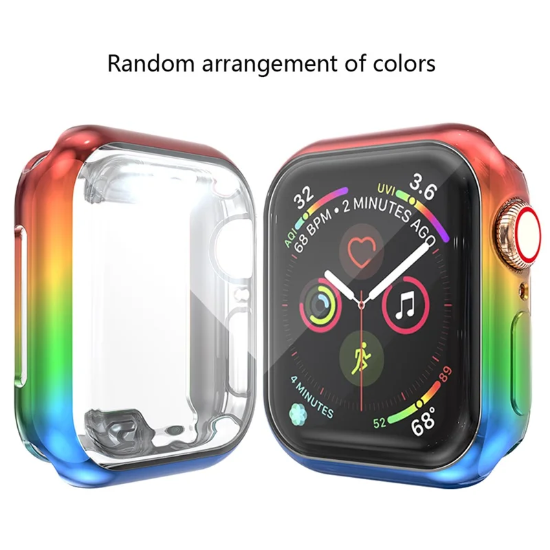 Colorful TPU Watch Protective Case for Apple Watch Series 3/2/1 38mm - Red/Yellow/Green/Blue