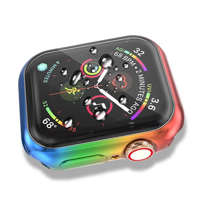 Colorful TPU Watch Protective Case for Apple Watch Series 3/2/1 38mm - Red/Yellow/Green/Blue