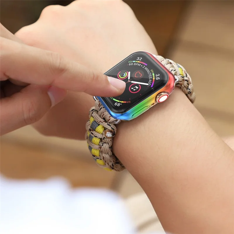 Colorful TPU Watch Protective Case for Apple Watch Series 3/2/1 38mm - Red/Yellow/Green/Blue