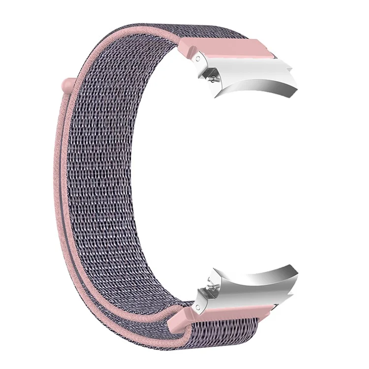 20 mm Nylon Sport Loop Watch Band Sostituzione Del Bracciale di Ricambio Per Samsung Galaxy Watch 5 / Guarda 5 Pro / Watch4 44mm 40mm / Watch4 Classic 46mm 42mm - Rosa / Blu