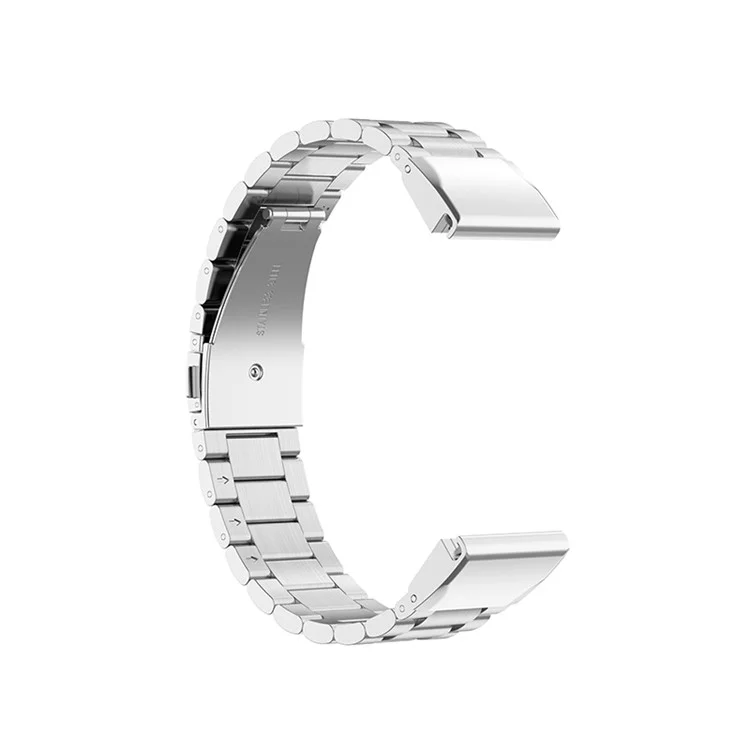 Pour Garmin Fenix 8 / E 47mm / 7 / 6 / 5 / 5 Plus / Forerunner935 / Forerunner 945 / Approach S60 22mm 304 Acier Inoxydable 3-Perle Bracelet de Montre de Rechange - Argent