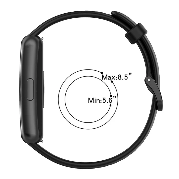 Pour Huawei Band 7 Anti-scratch Soft Silicone Watch Band Remplacement Bracelet - Blanc