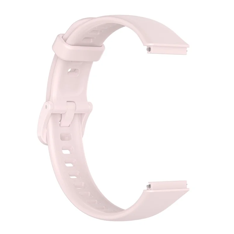 For Huawei Band 7 Anti-scratch Soft Silicone Watch Band Replacement Wrist Strap - Pink