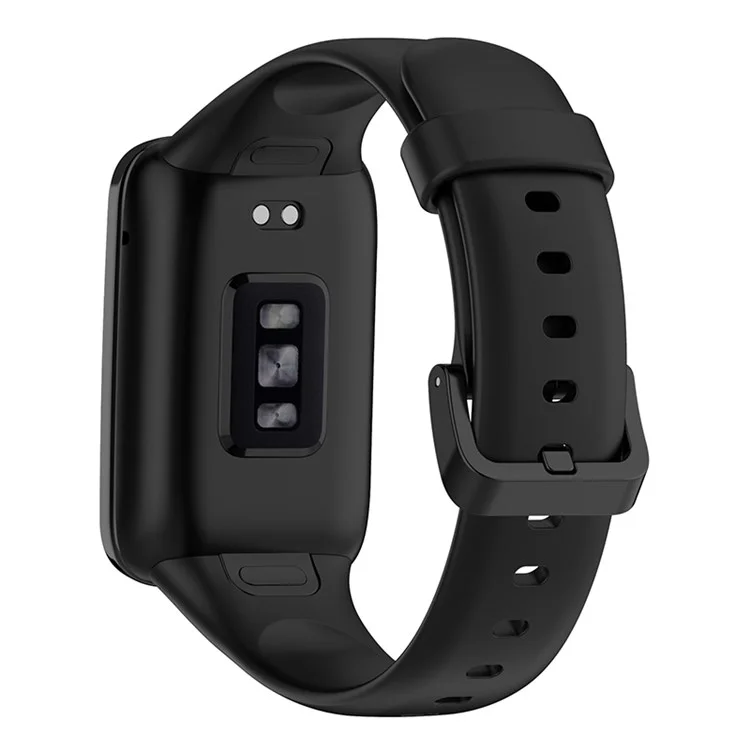 For Xiaomi Mi Band 7 Pro TPE Watch Band Quick Release Wrist Strap for Sports Watch Replacement Accessories - Black