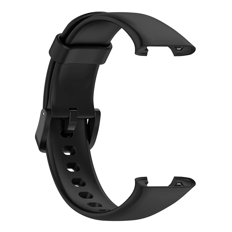 For Xiaomi Mi Band 7 Pro TPE Watch Band Quick Release Wrist Strap for Sports Watch Replacement Accessories - Black