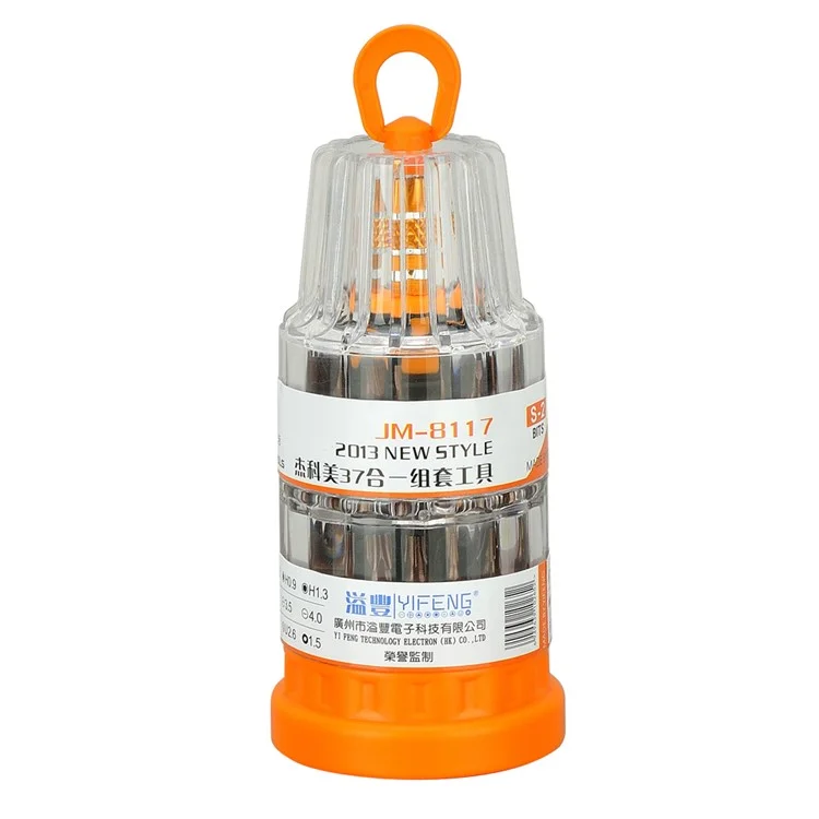 JAKEMY JM-8117 37-in-1 Professional Repair Tool Screwdrivers Set for Mobile Phone Laptop Home Appliances