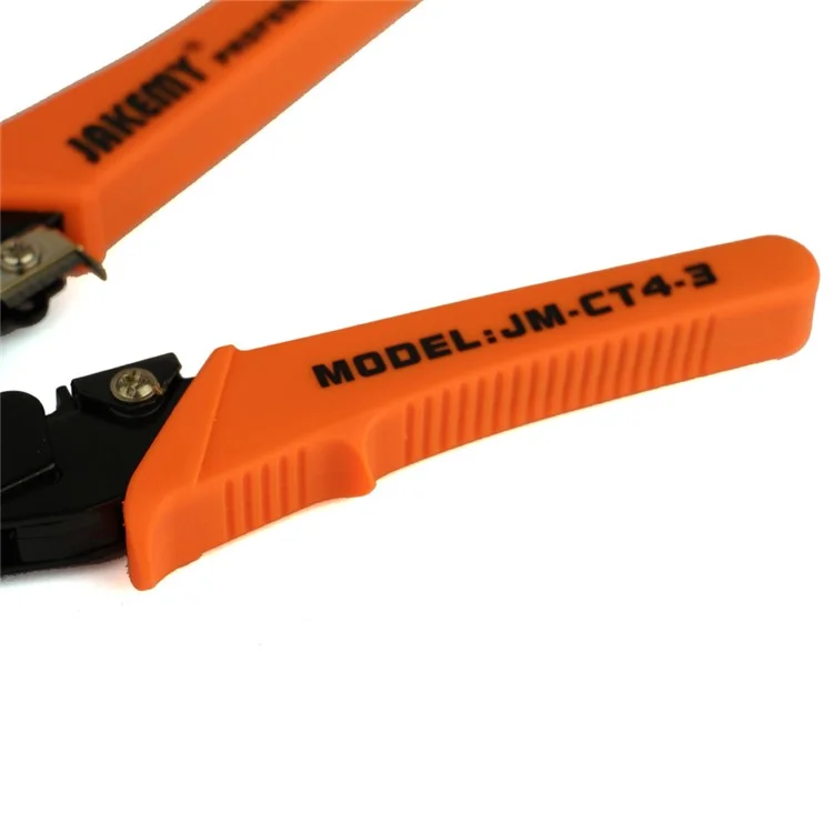 JAKEMY JM-CT4-3 4P 6P 8P Telephone Network Cable Crimping Pliers Tool + Wire Cutter