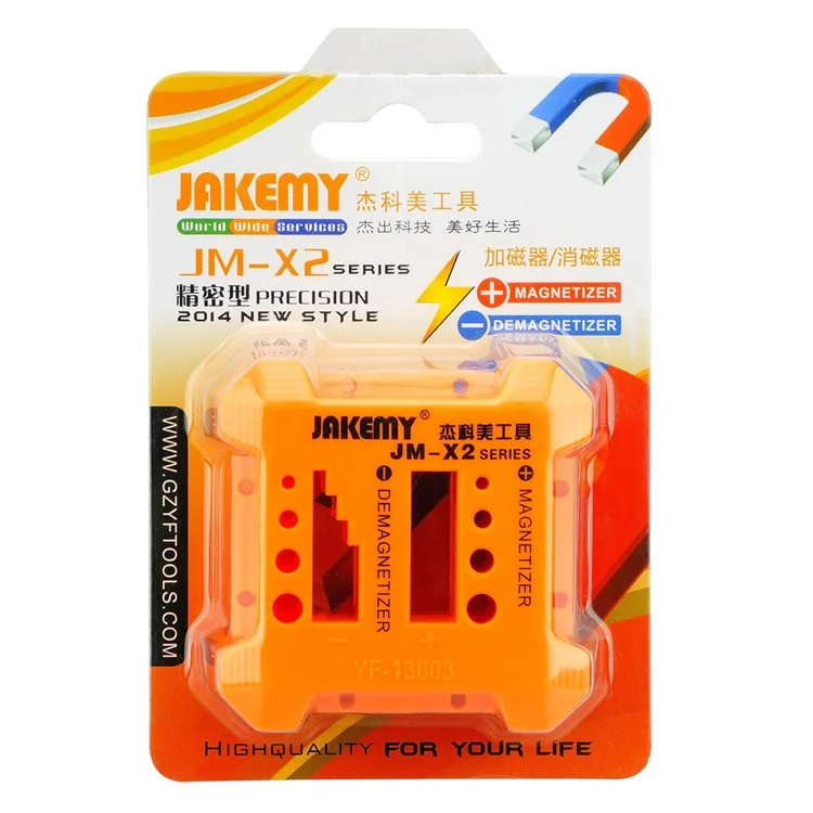 JAKEMY JM-X2 Magnetizador Desmagnetizador para Pontas de Chave de Fenda e Outros Componentes