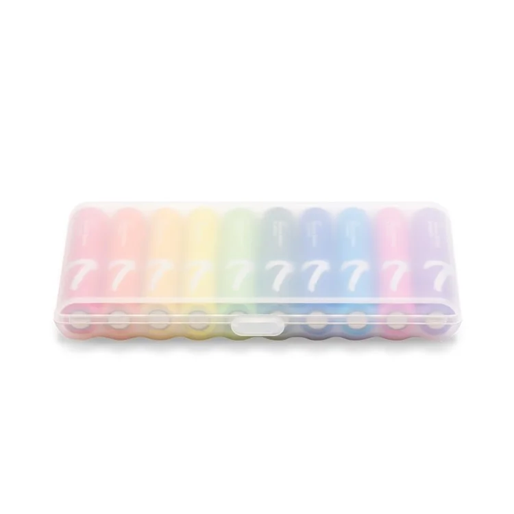 XIAOMI ZI7 AAA Alkaline Battery Rainbow Colors (10Pcs/Set)