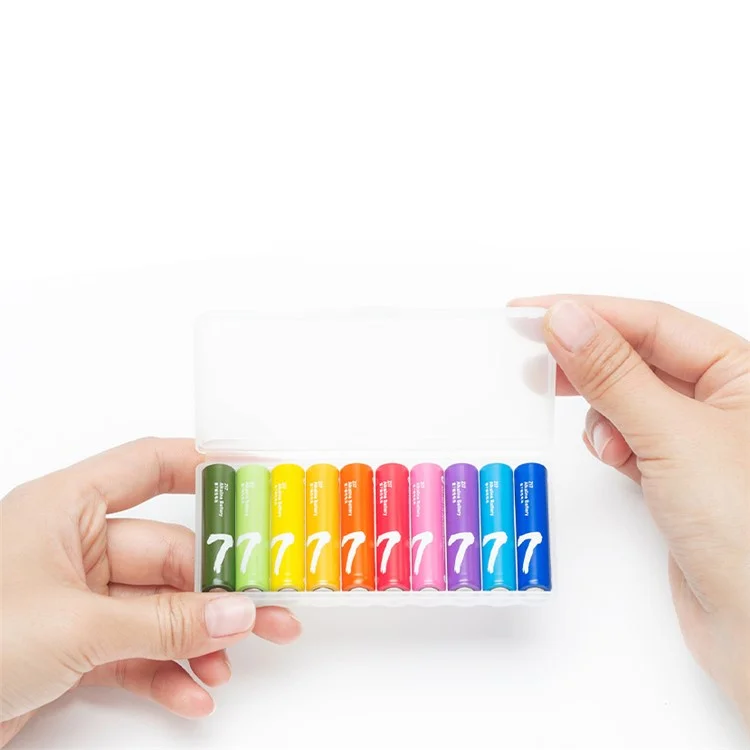 XIAOMI ZI7 AAA Alkaline Battery Rainbow Colors (10Pcs/Set)