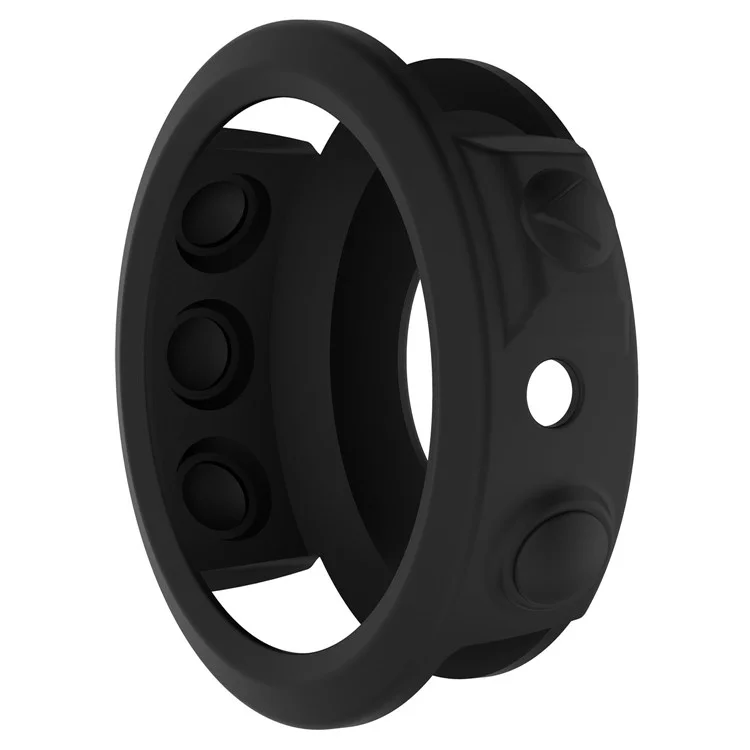 Silicone Soft Frame Cover Case for Garmin Fenix 5S/5S Plus - Black