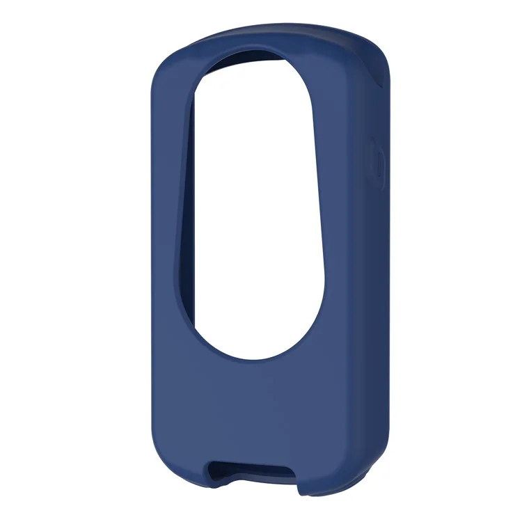 Cáscara Protectora De Silicona Flexible Anti-suciedad Para Garmin Edge 1030 / Edge 1030 Plus - Azul Oscuro