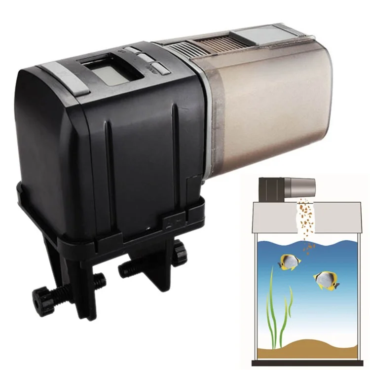 AF31 Digital Automatic Fish Feeder Aquarium Food Dispenser Timer for Fish Tank