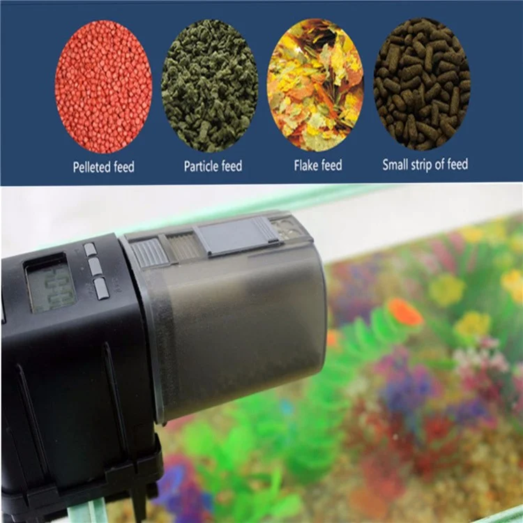 AF31 Digital Automatic Fish Feeder Aquarium Food Dispenser Timer for Fish Tank