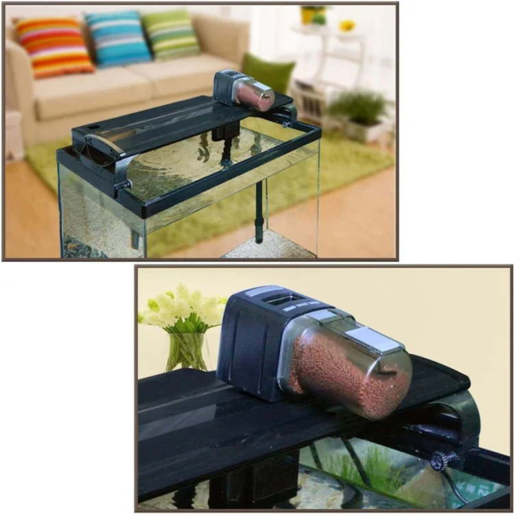 AF31 Digital Automatic Fish Feeder Aquarium Food Dispenser Timer for Fish Tank