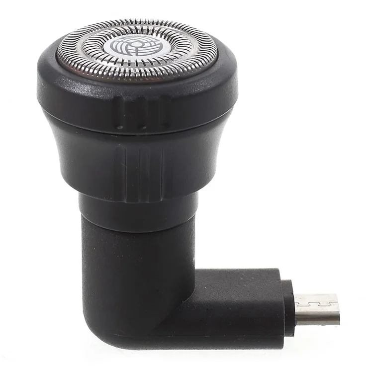 Mini Smart Phones Detachable Portable Micro USB Electric Men Razor - Black