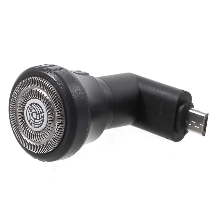 Mini Smart Phones Detachable Portable Micro USB Electric Men Razor - Black