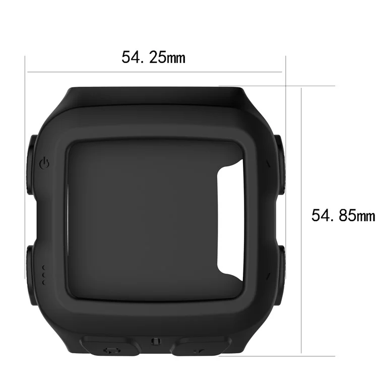 Estuche de Reloj de Silicona Suave Para Garmin Forerunner 920xt - Negro