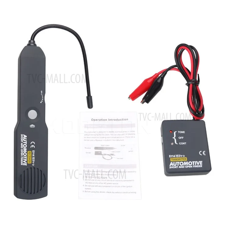 EM415PRO Universal Cable Wire Tracker Short & Open Circuit Finder Tester Car Vehicle Repair Tone Tracer