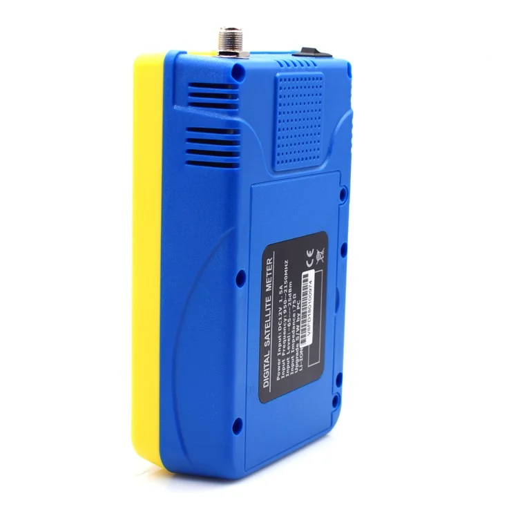 IBRAVEBOX V8 Finder 3.5-inch LCD Full HD DVB-S2 Satellite Finder Meter - Yellow / US Plug