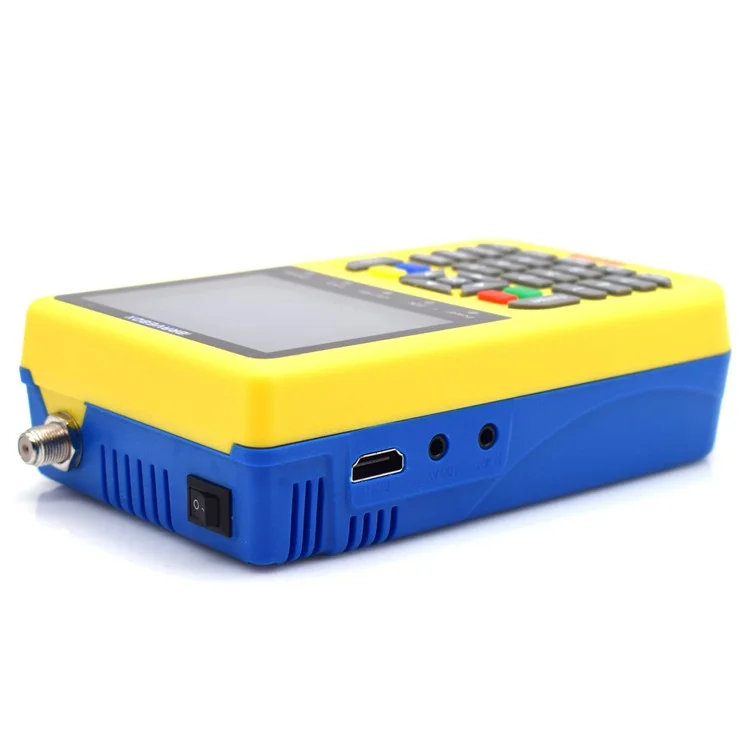 IBRAVEBOX V8 Finder 3.5-inch LCD Full HD DVB-S2 Satellite Finder Meter - Yellow / US Plug