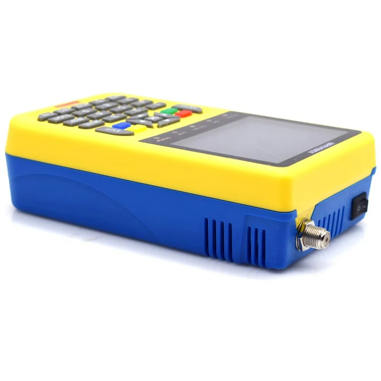 IBRAVEBOX V8 Finder 3.5-inch LCD Full HD DVB-S2 Satellite Finder Meter - Yellow / US Plug