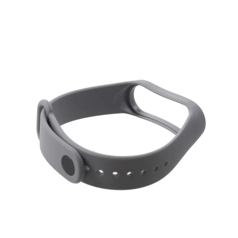 Soft TPU Wrist Sport Bracelet Replacement for Xiaomi Mi Smart Band 4 / Mi Band 3 - Grey
