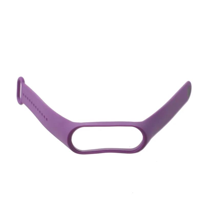 Soft TPU Wrist Sport Bracelet Replacement for Xiaomi Mi Smart Band 4 / Mi Band 3 - Purple