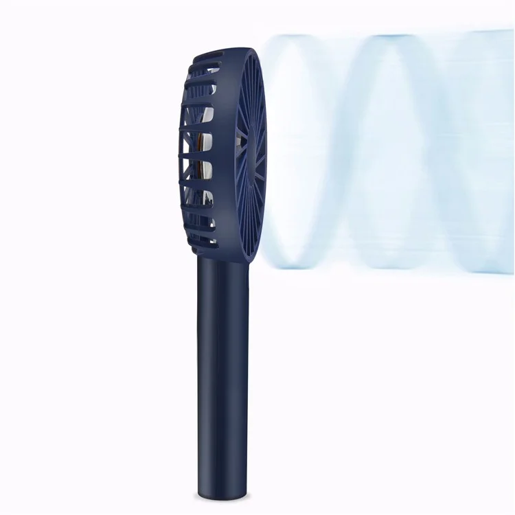 DUX DUCIS J3 Portable Handheld Fan 2000mAh Battery 3 Wind Speeds Summer Cooling Fan - Dark Blue