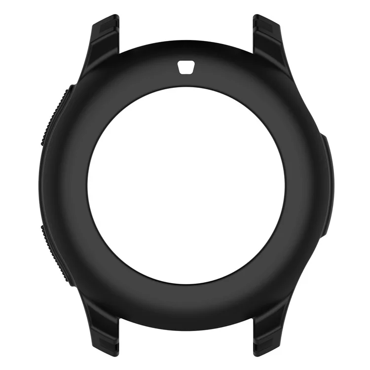 Silikon-Smartwatch-Schutzhülle für Samsung Gear S3 Frontier / Galaxy Watch 46mm - Schwarz