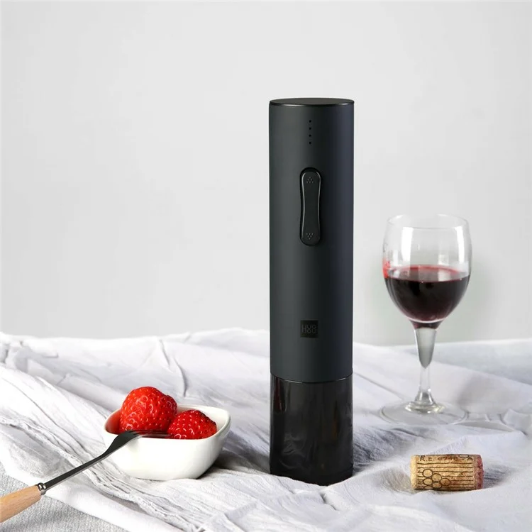 XIAOMI HUOHOU Abridor de Botellas de Vino Eléctrico Automático Sacacorchos Recargable Extractor de Corchos de Botellas de Vino