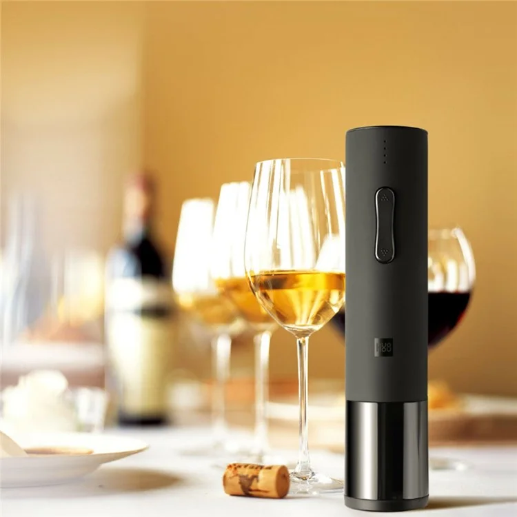 XIAOMI HUOHOU Abridor de Botellas de Vino Eléctrico Automático Sacacorchos Recargable Extractor de Corchos de Botellas de Vino
