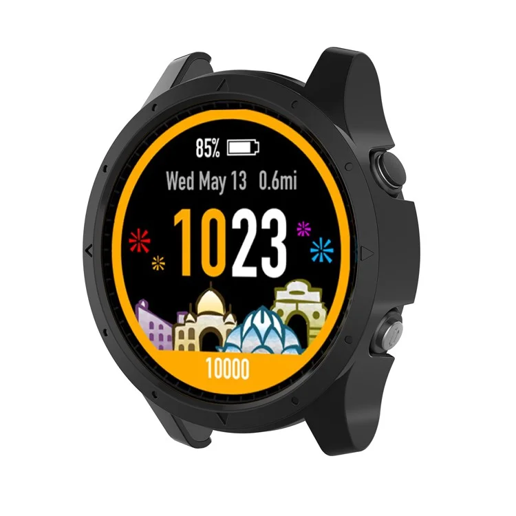 Custodia Protettiva per Orologio PC Watch Case Bracciale per Garmin Forerunner 935/Forerunner 945 - Nero