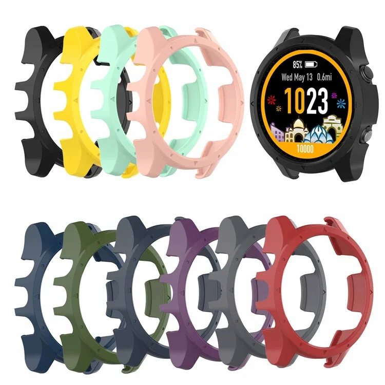 PC Watch Case Bracelet Protective Watch Cover Für Garmin Forerunner 935/Forerunner 945 - Schwarz