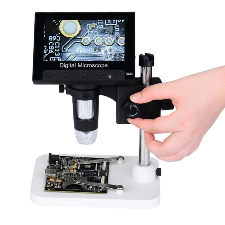 1000X 4.3-inch HD720P LCD Digital Microscope Portable Electronic Endoscope Magnifier DM04