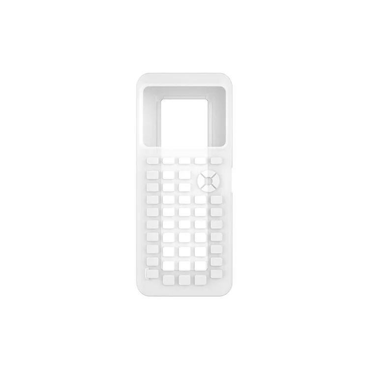 Silicone Case for Texas Instruments TI-84 Plus CE Calculator - White